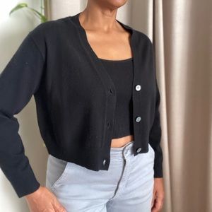 NWT J. Crew Cashmere Shrunken Sweater-Tank Set